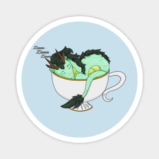 Sleepy Tea Dragon Magnet